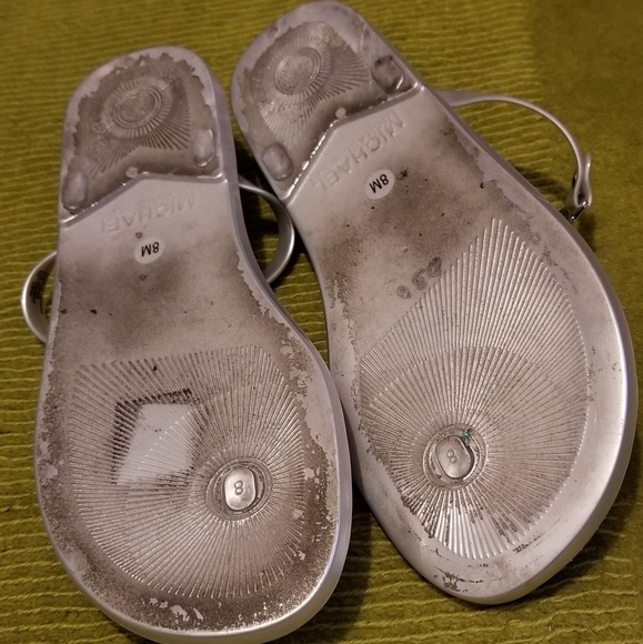 SOLD..MICHEAL KORS Cork Sandals-8 - Picture 3 of 3